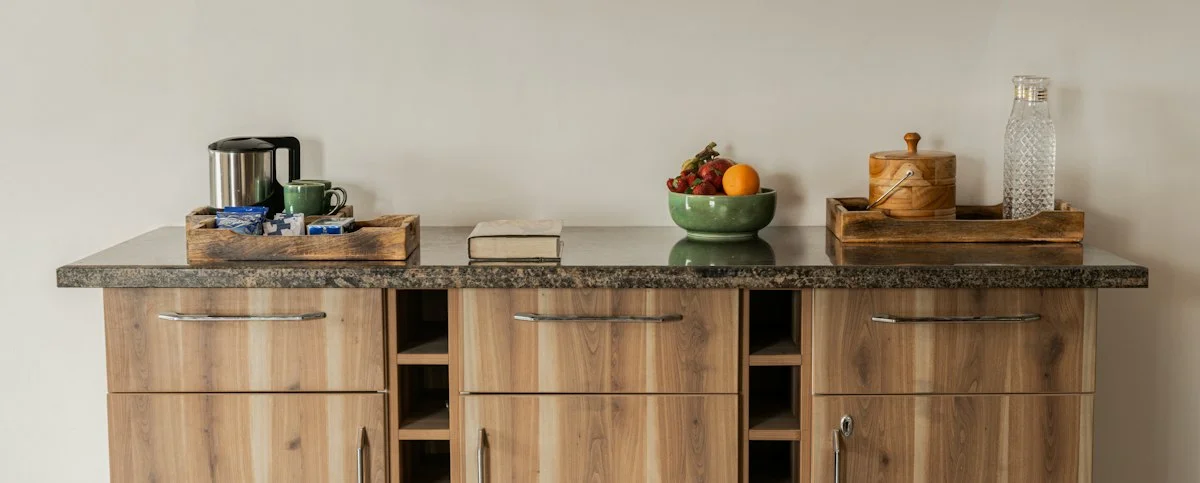 How to Turn a Sideboard Into a Home Bar Without Wasting Storage Space